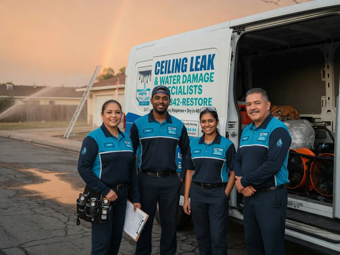 Ceiling Leak Cleanup company in Riverview, MI