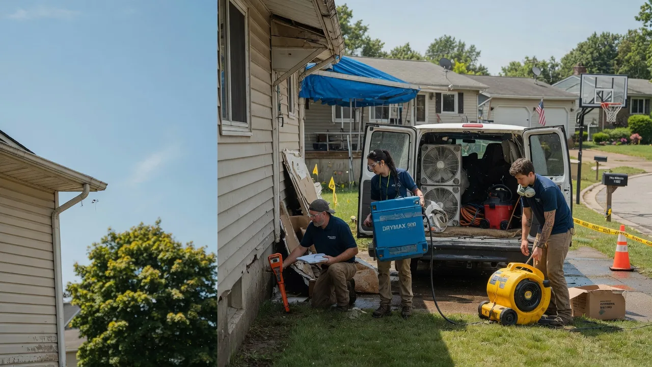 Ceiling Leak Cleanup in Riverview, MI near me