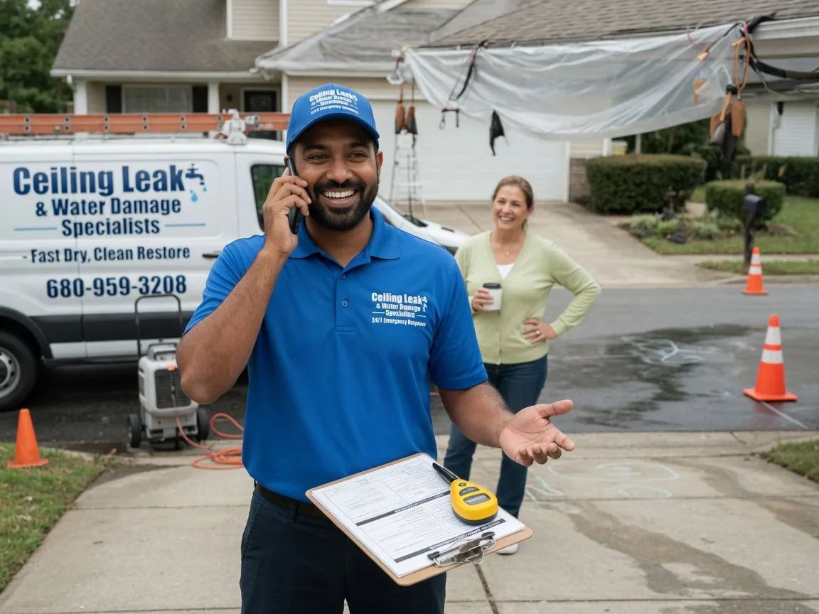 Ceiling Leak Cleanup Riverview, MI FAQs
